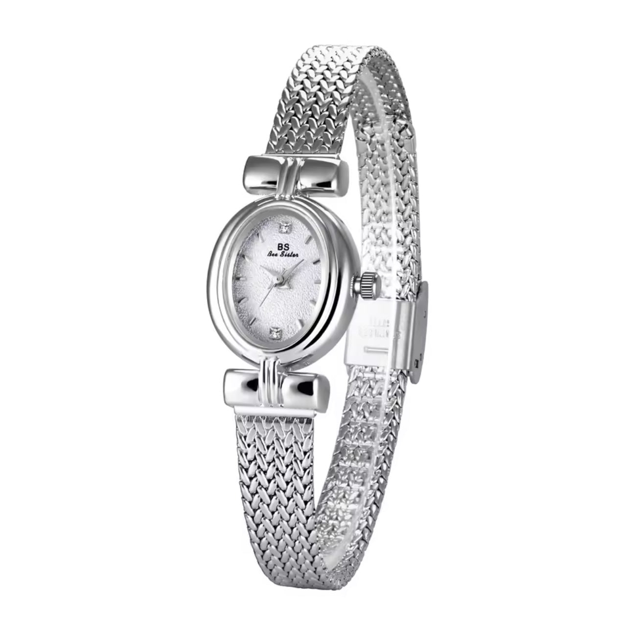 Mini Oval Watch – Silver