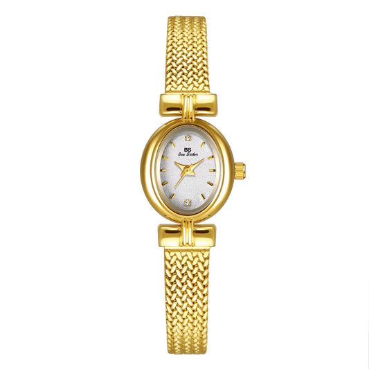 Mini Oval Watch – Gold
