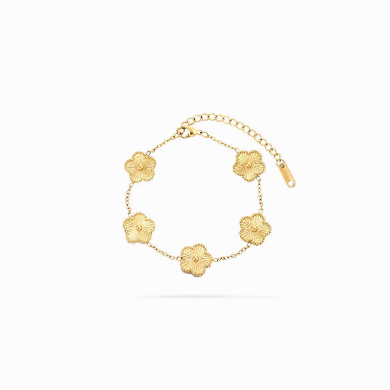 Flower Bracelet – Gold