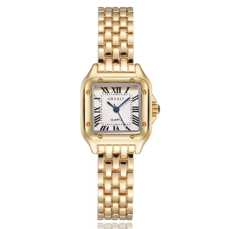 Gold Quartz Watch